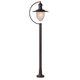 LUCIDE 11873/01/97 | ArubaL Lucide podna svjetiljka 111cm 1x E27 IP44 rdža smeđe, opal
