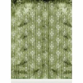 Click Props Background Vinyl with Print Distressed Wallpaper Green 2.13x2.9m studijska foto pozadina s grafikom