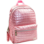 Must... Pearl roza prošivena školska torba, ruksak 26x14x36cm