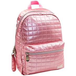 Must... Pearl roza prošivena školska torba