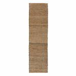 Staza za tepih od jute u prirodnoj boji 60x230 cm Sol - Flair Rugs