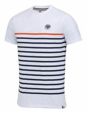 Muška majica Roland Garros Tee Shirt Mariniere - blanc
