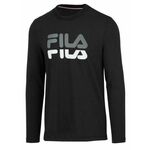 Muška majica Fila Longsleeve Lino T-Shirt - black