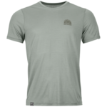 Muške funkcionalne majice Ortovox 120 Cool Tec Mtn Stripe Veličina: XL / Boja: siva