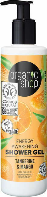 Organic Shop Tangerine &amp; Mango energetski gel za tuširanje 280 ml
