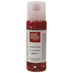 Ljepilo glitter konfeti 50ml Srca Knorr Prandell crveno