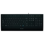 Logitech K280E žični tipkovnica, USB, bijela/crna