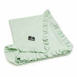 Mentol zelena deka za bebe od muslina 80x100 cm – T-TOMI