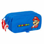 Dvostruka pernica Super Mario Play Plava Crvena 21,5 x 10 x 8 cm