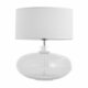 ARGON 3051 | Sekwana-AR Argon stolna svjetiljka 42cm sa prekidačem na kablu 1x E27 krom, prozirno, bijelo