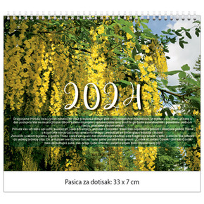 Kalendar "Cvijeće 2024" 13 listova
