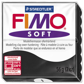 Masa za modeliranje 57g Fimo Soft Staedtler 8020-9 crna
