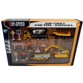 Set igračaka za izgradnju cesta sa mješalicom i raznim dodacima