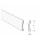 Lajsna za laminat Profifloor bijela duljine 2,4m - visina od 60 do 120mm - podna lajsna - Bijela PF0307 70x15mm