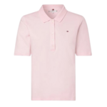 Ženski teniski polo majica Tommy Hilfiger 1985 Slim Pique Polo - pastel pink