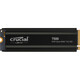 Crucial SSD Crucial T500 1TB , PCIe Gen4 NVMe M.2 SSD with heatsink, EAN: 649528940018 CT1000T500SSD5