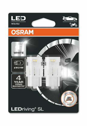 Osram LEDriving SL W21W/ WY21W LED žaruljeOsram LEDriving SL W21W / WY21W LED bulbs - W21W (7505) W3x16d - 6000K - hladno bijela W21W-SL6000-2
