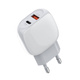 LDNIO A2313C Wall Charger USB-A, USB-C 20W + USB-C/Lightning cable