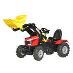 Rolly Toys traktor na pedale Massey Ferguson 7726 (gumeni kotači) + prednji utovarivač
