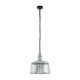 EGLO 33025 | Wraxall-1 Eglo visilice svjetiljka 1x E27 crno, srebrno