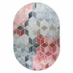 Ružičasto-svijetlo sivi perivi tepih 60x100 cm – Vitaus