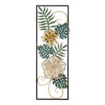 Metalna viseća dekoracija s cvjetnim uzorkom Mauro Ferretti Campur -A-, 31 x 90 cm
