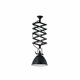 FARO 62806 | Mou Faro visilice svjetiljka 1x E27 blistavo crna