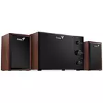 Genius SW-2.1 350 zvučnici, 2.1, 15W/350W/35W, crni/smeđi