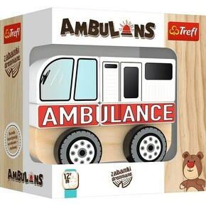Wooden car Ambulance