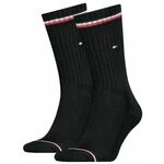 Čarape za tenis Tommy Hilfiger Men Iconic Sock 2P - black