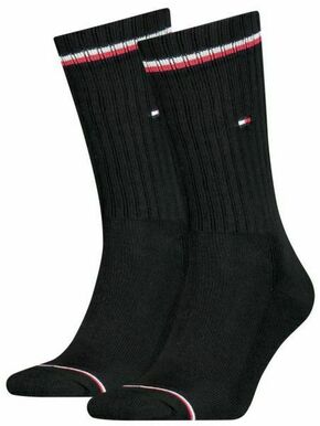 Čarape za tenis Tommy Hilfiger Men Iconic Sock 2P - black
