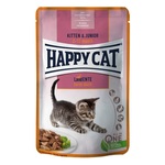 Happy Cat Kitten &amp; Junior Land Ente mokra hrana - patka 24 x 85 g