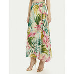 Guess Midi suknja W5GD66 WH9Z2 Zelena Regular Fit