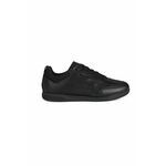 Cipele Geox Spherica Ec3 boja: crna - crna. Cipele iz kolekcije Geox. Model izrađen od kombinacije prirodne kože i tekstilnog materijala.