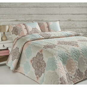 Lagani prošivenii prekrivač za bračni krevet s jastučnicama Andalulusia