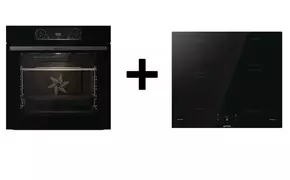 Gorenje BlackInduction set pećnica i ploča za kuhanje