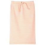 vidaXL Dječja ravna suknja s prugama fluorescentno narančasta 104