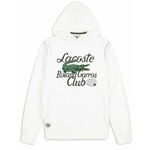 Muška sportski pulover Lacoste SPORT Roland Garros Edition Hoodie - white