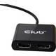 CLUB3D USB 3.1 Type C DisplayPort transformator Crno 15cm CSV-1545