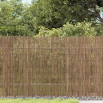 vidaXL Vrtna ograda 600x90 cm od trske