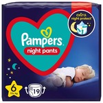 Pampers Night Value Pack pelena, veličina 6, 15kg +, 19 kom