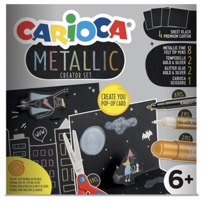 Metallic kreativni set 17kom - Carioca