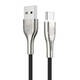 USB na USB-C kabel Vipfan Fingerprint Touch Z04, 3A, 1.2m (crni)