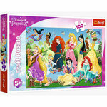 Disney Princeze: Šarmantne princeze puzzle 100kom - Trefl