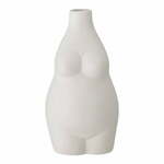 Bijela vaza od kamenine Bloomingville Elora, visina 18 cm