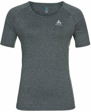 Odlo Female T-shirt s/s crew neck RUN EASY 365 Grey Melange M Majica za trčanje s kratkim rukavom
