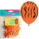 Narančasti baloni s printom tigrovih šara