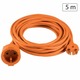 home Produžni strujni kabel 1 utičnica, 5m, H05VV-F 3G 1,5mm² - NV 2-5/OR/1.5