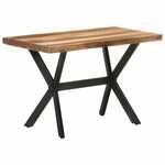 Blagovaonski stol 120 x 60 x 75 cm od masivnog drva i šišama