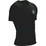 Compressport Performance SS Tshirt M Black/White M Majica za trčanje s kratkim rukavom